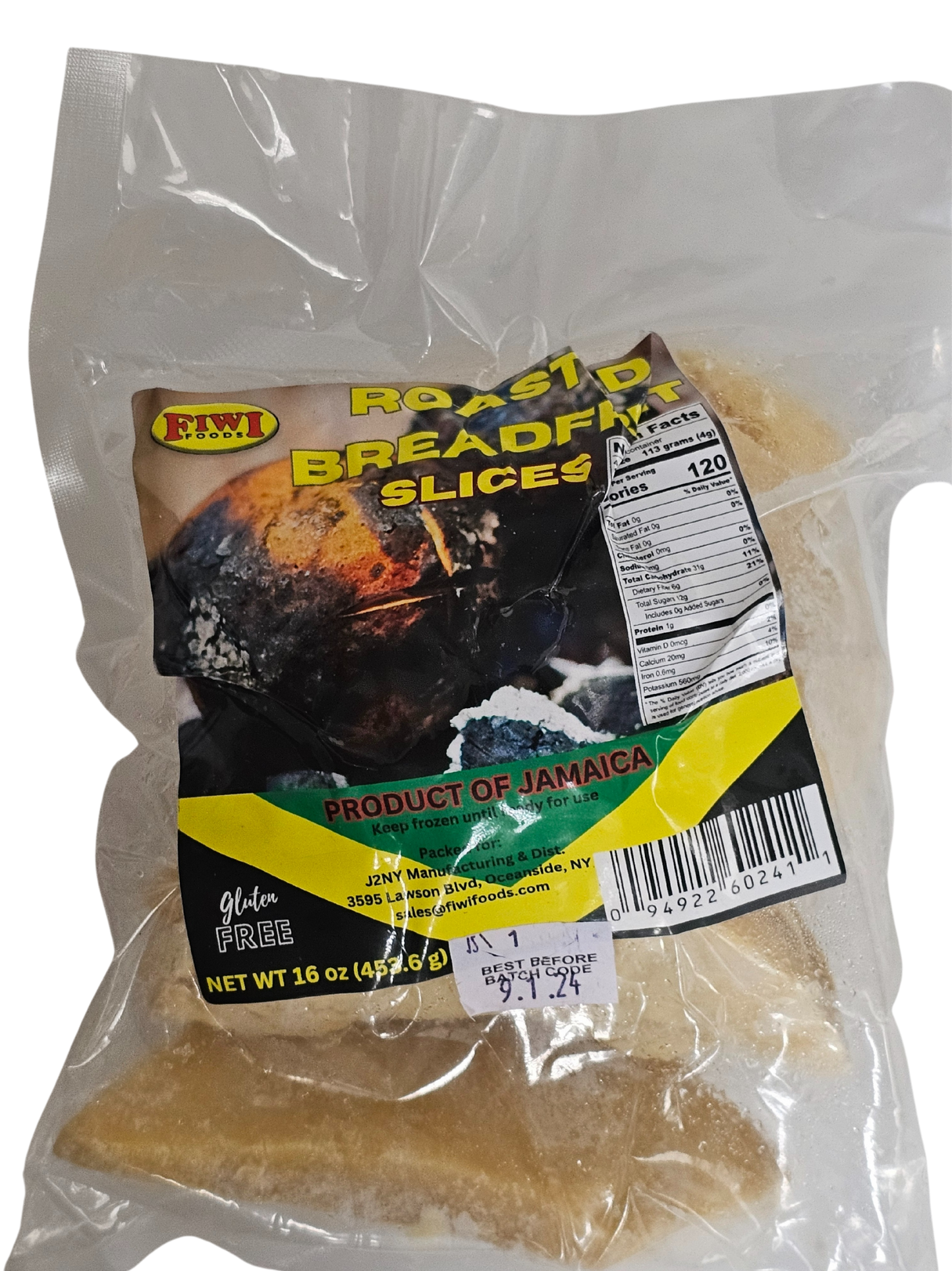 Roasted Breadfruit Slices