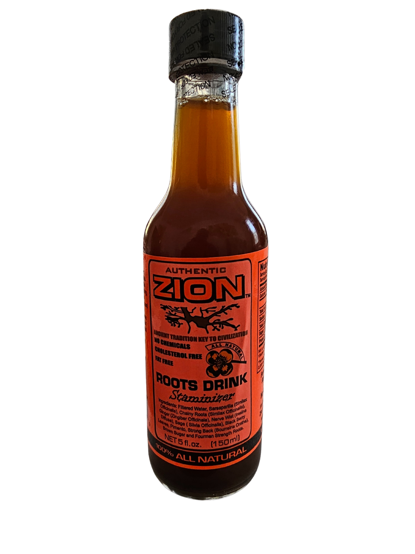 Auténtica bebida de raíces de Zion