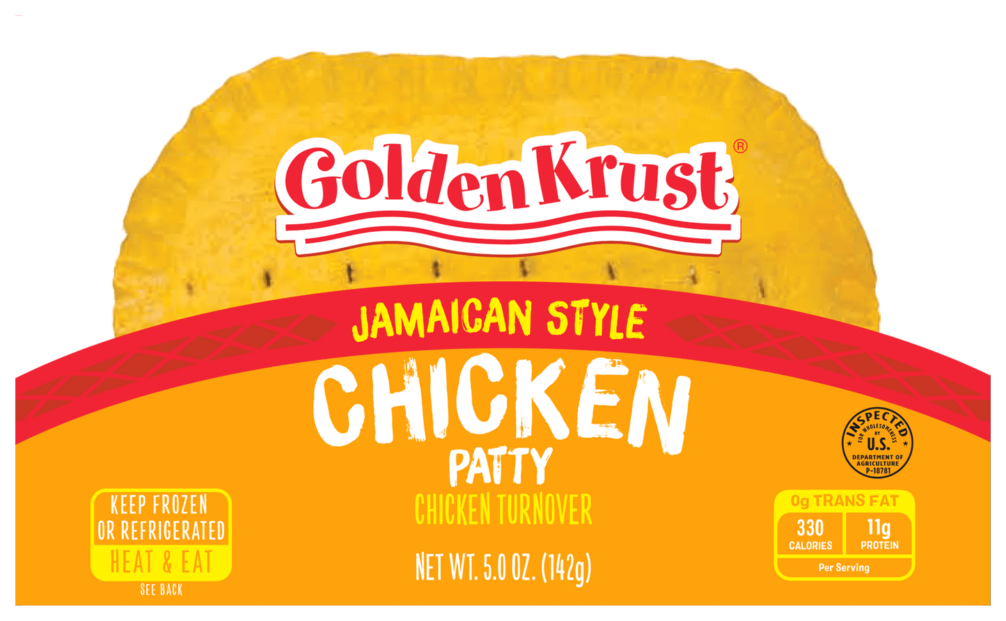 Empanadas jamaicanas Golden Krust